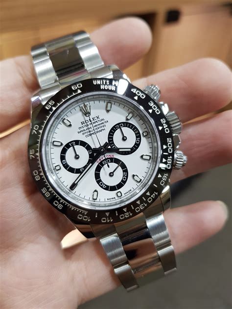 rolex cosmograph daytona leather strap|rolex daytona panda price chart.